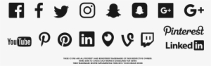 Social Media Icons Png Transparent Download - Ultimate Guide To Marketing Your Business #2823044