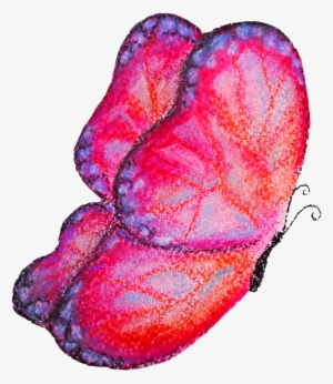 Red Butterfly Transparent Decorative - Portable Network Graphics #2823047