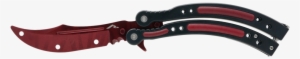 Slaughter Red Butterfly Trainer - Blue Butterfly Knife Png #2823157