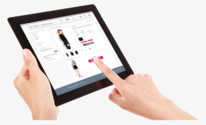 Download Tab Tablet In Hand Tech Pngriver Com - Hand With Tablet Png #2823196