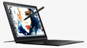 Lenovo's Thinkpad X1 Tablet With Keyboard Attached - Thinkpad X1 Tablet 2017 #2823425