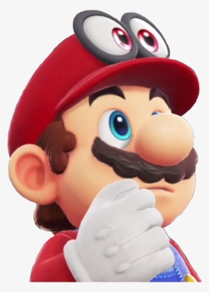 I Made A Transparent Image Of Mario Thinking For Your - Super Mario Odyssey Bowser's Kingdom Power Moons #2823811