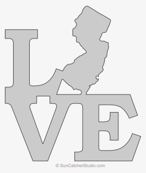 New Jersey Love Map Outline Scroll Saw Pattern Shape - Love Volleyball #2824147 New Jersey Love Map Outline Scroll Saw Pattern Shape - Love Volleyball #2824147