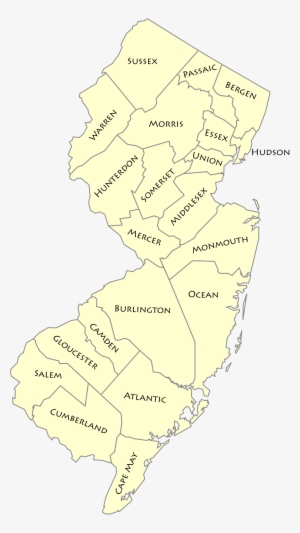 New Jersey Road Map - New Jersey #2824340