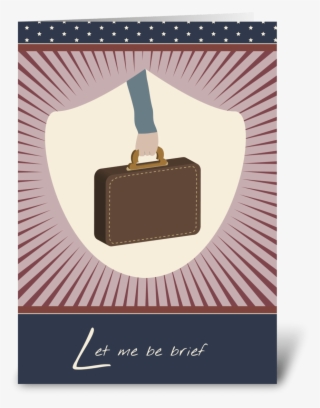 Happy Labor Day Greeting Card - Briefcase - Happy Labor Day Card #2824813