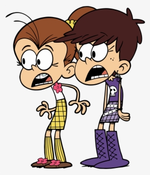 They Look Really Suprised - Loud House Luna And Luan #2825005