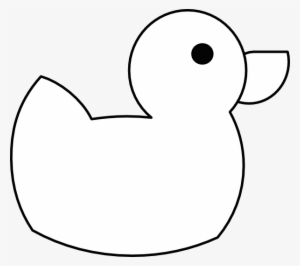 Small - Duck Cartoon Clipart Black And White Png #2825225