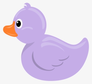 Rubber Duck Lavender - Purple Duck Clip Art #2825416