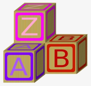 Baby Blocks Abc 2 Clip Art At Clker - Blocks Clipart Png #2825625