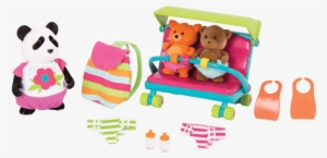 Baby Sittertm Set - Li'l Woodzeez Babysitter Mini Playset With Liv Skyhopper #2825931