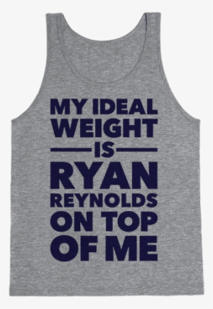 Ideal Weight Tank Top - Flexed And The Sleeves Fell Off Tank #2825935