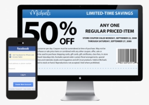 Deliver Special Offers Instantly - Michaels Coupon #2826221