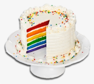 Rainbow-cake - Rainbow Cake Png #2826631