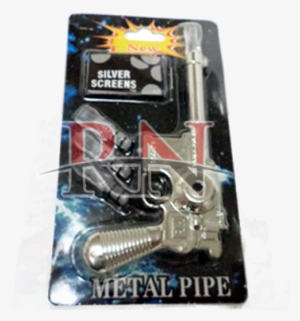 Metal Smoking Pipe, Gun - Revolver #2826965