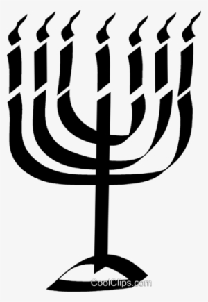 Menorah Royalty Free Vector Clip Art Illustration #2827078