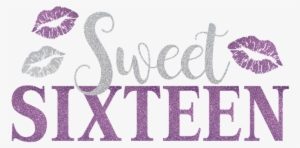Sweet, Sixteen, Sweet-sixteen, Birthday, Party, Girl - Sweet 16 Png #2827291