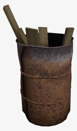 Render2 - Old Oil Barrel Png #2827623