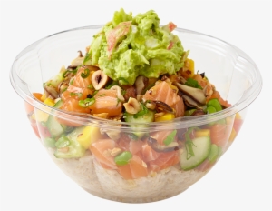 Salmon - Poke Bowl White Background #2828297