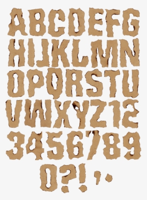 Burn Paper Font - Paper #2830014