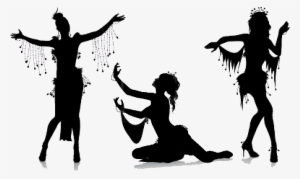 Pin Silhouette Children Dancing In The Sun Clipart - Belly Dancer Themed Background #2830245
