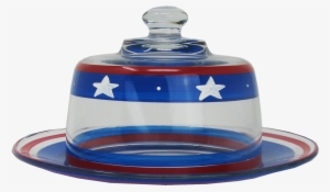 Stars & Stripes Cheese Dome/plate Patriotic Collection - Holiday #2830298
