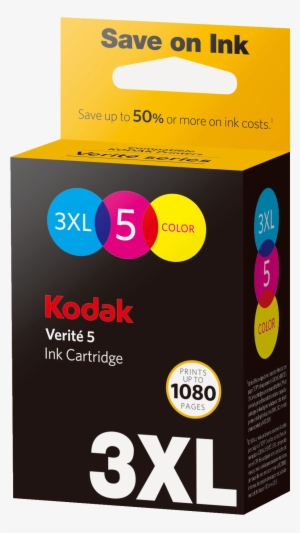 Kodak Verite 5 3xl Color Ink Cartridge - Kodak Verite 5 Xxl Ink Cartridge Black #2830597