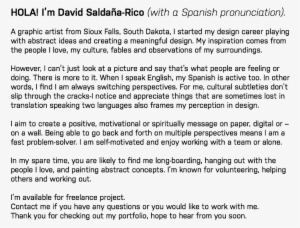 Hola I'm David Saldaña-rico - Document #2831476