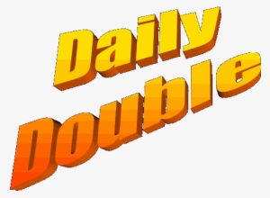 Double Jeopardy Clipart 5 By Bradley - Daily Double Clipart #2832364