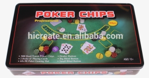 300 Pcs Dual Toned Poker Chips Set 2 Decks Playing #2832978
