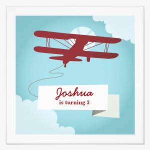 Vintage Airplane Png - Vintage Airplane Invitation Template #2834220