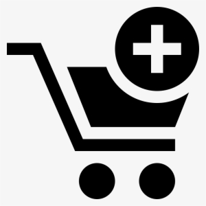 Shopping Cart Add Button - Cart Icon Vector Png #2834268