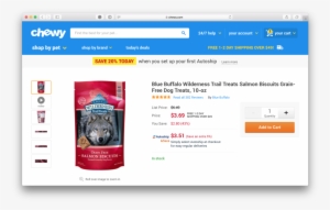 One Of Your Highest Priorities On Any Product Page - Blue Buffalo Wilderness Dog Salmon Biscuits #2834505