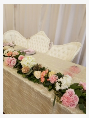 Headtable Garland With Flowers - Dibella Flowers & Gifts #2835732