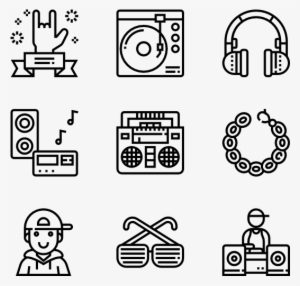 Hip Hop - Hip Hop Icon Vector #2836345