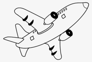 Avion Dibujo Png - Aereo In Volo Disegno #2836376