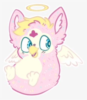 Doodled My Furbysona Hes Like A Mix Between A Peachy - Cartoon #2836601