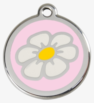 More Views - Red Dingo Daisy Pet Id Tag - Pink #2836618