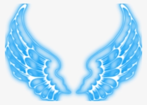 Sticker Neon Wings Alas Tumblr Png Wings Tumblr - Asas De Anjo Azul Png #2836670
