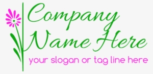 Pink Daisy Flower On Side Logo #2836688