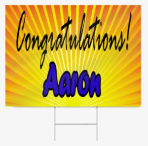 Congratulation Sign In Yellow - Pet #2836822