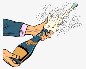 Never Pop Champagne Bottles While Facing The Crowd - Cartoon #2836992 Never Pop Champagne Bottles While Facing The Crowd - Cartoon #2836992