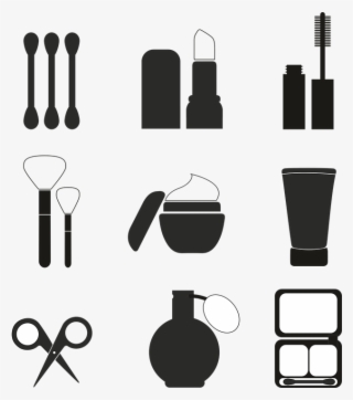 Hair Salons In Boksburg - Makeup Clipart Black And White #2837889