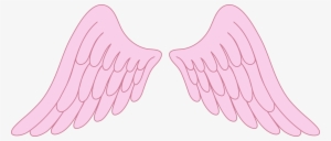 Pastel Pink Angel Wings - Simple Angel Wings Drawing #2838497