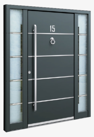 Vrata3 - Modern Pair Doors Front #2838688