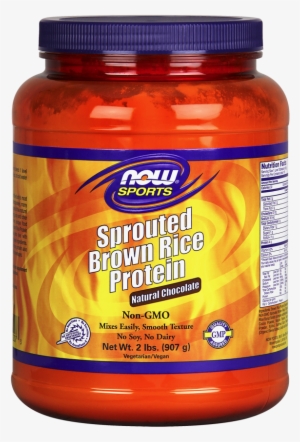 Sprouted Brown Rice Protein, Chocolate Powder #2839009