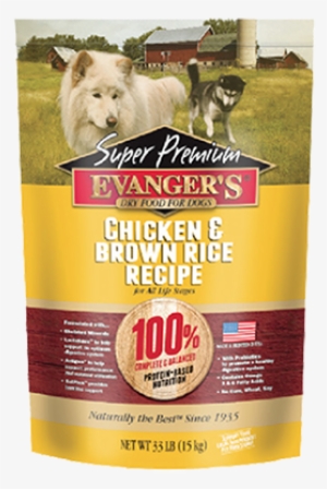 Evanger Dry Dog Food-chicken And Brown Rice - Evangers Dog Food #2839276