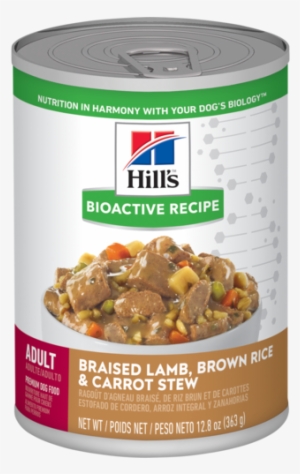 Bioactive Recipe Adult Braised Lamb Brown Rice And - Hills Pet Nutrition #2839611