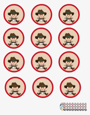 Western Star Clip Art Texas Baby Shower - Wedding Cupcake Toppers Printable #2840540