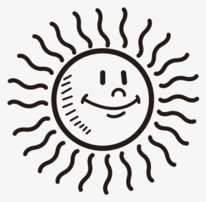 Sun Cartoon Black And White - Clouds And Sun Drawing #2840689