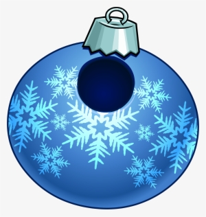 Blue Snowflake Bauble Clothing Icon Id - Circle #2840693